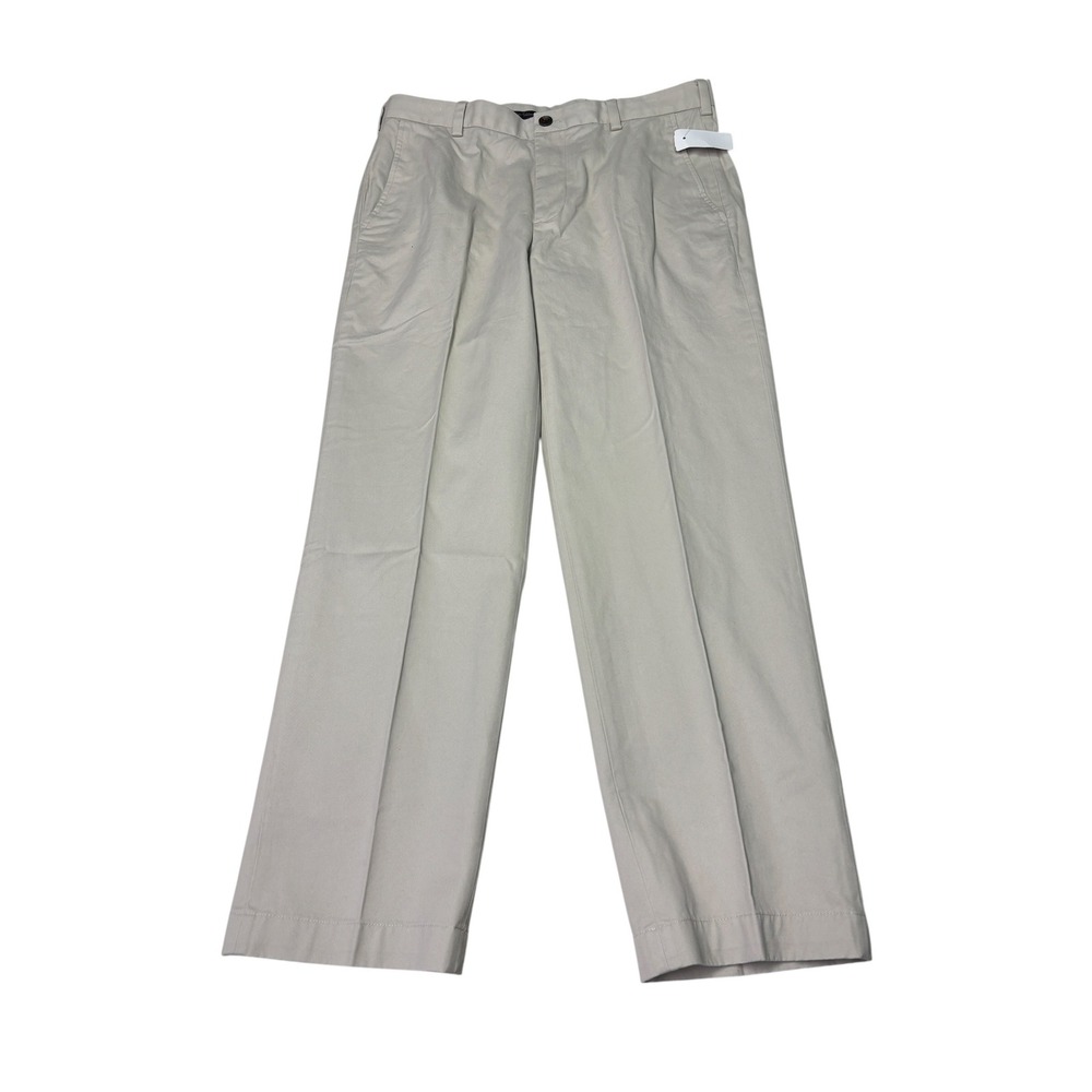 NWT Brooks Brothers Clark Fit Chinos Mens 35x30 Khaki Tan Cotton Pants